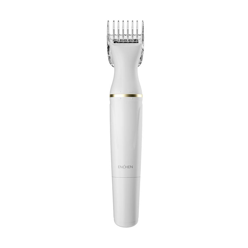 Aparat de tuns ENCHEN Trimmer Mocha D, uscat, 5 capete independente, Alb
