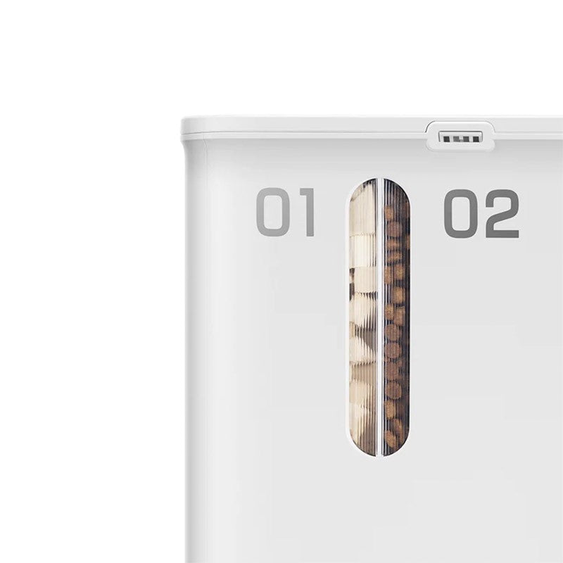 Dozator automat mancare animale de companie PETKIT Fresh Element Gemini-Smart Pet Feeder, Doua compartimente, 5l