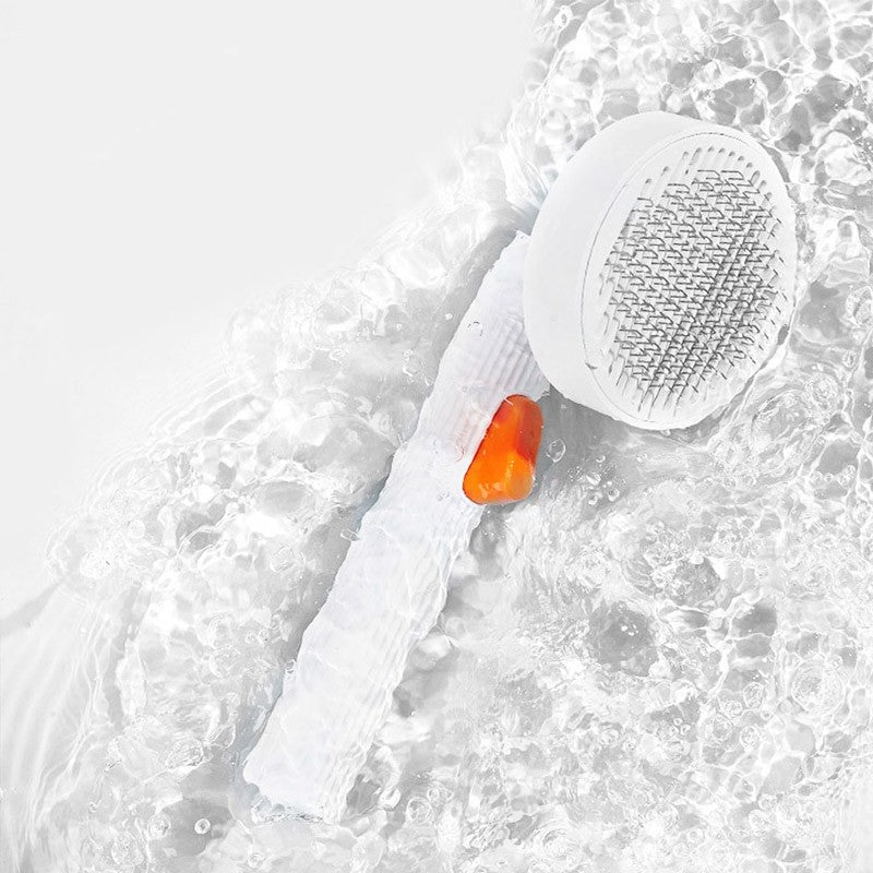 Perie pentru pisici si caini PETKIT Large Grooming Brush 2, cu buton autocuratare