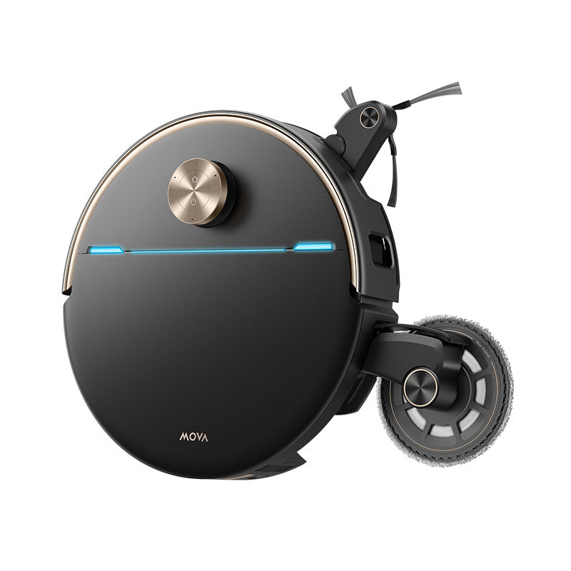 Aspirator robot cu mop MOVA V70 Ultra Complete Robot Vacuum, 40.000 Pa, 6.400mAh, 220 min, MaxiReachX™, statie inteligenta, Black
