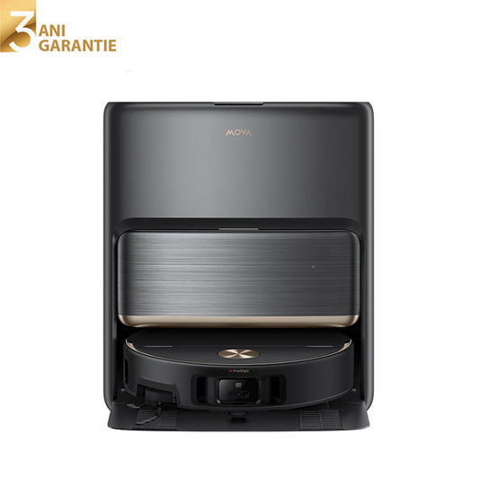 Aspirator robot cu mop MOVA V70 Ultra Complete Robot Vacuum, 40.000 Pa, 6.400mAh, 220 min, MaxiReachX™, statie inteligenta, Black