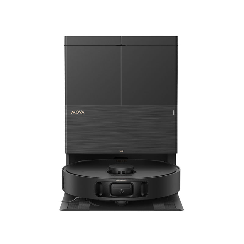 Aspirator robot cu mop MOVA E50 Pro Ultra Robot Vacuum, 30.000 Pa, 5.200mAh, 200 min, MaxiReach™, statie inteligenta, Black
