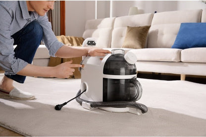 Aspirator Uwant B200 cu abur si spalare, multifunctional,multisuprafete,12Kpa, Capacitate 2x1,5l, rezervor detergent 0.2l,White