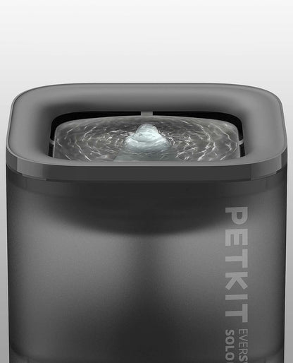Fantana apa pentru animale de companie PETKIT Eversweet SOLO SE, 1,8 L, filtru in 3 straturi, USB, Gray