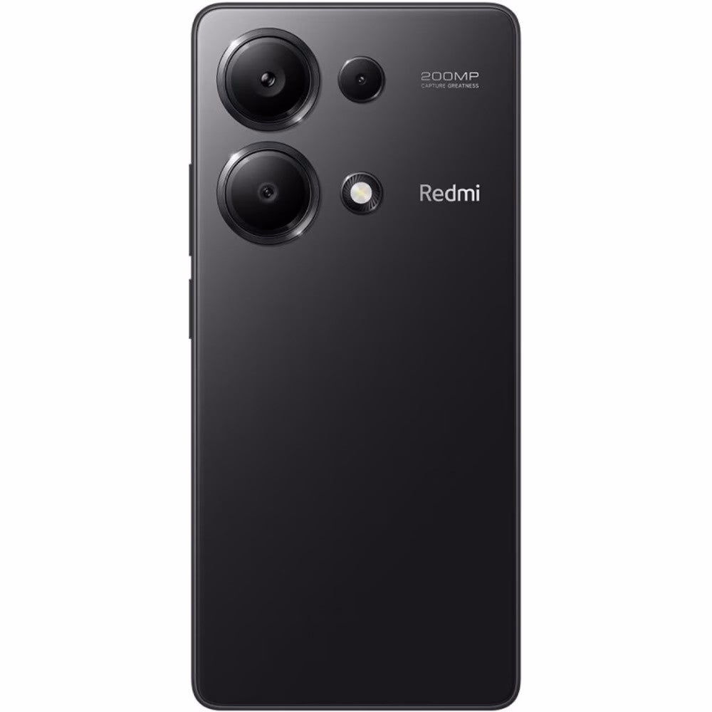 Telefon Redmi Note 13 Pro, 8GB RAM, 256GB ROM, Midnight Black, Dual Sim, Camera tripla 200 MP, procesor MediaTek Helio G99-Ultra