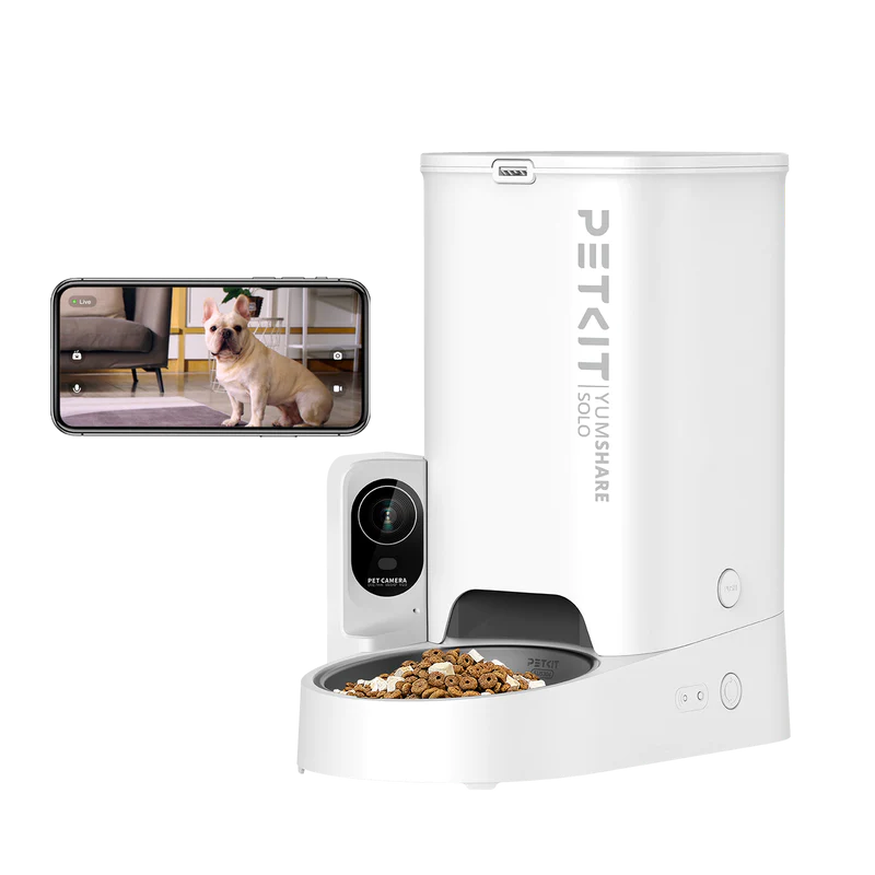 Dozator automat mancare animale de companie cu camera PETKIT YUMSHARE SOLO Smart Feeder with Camera