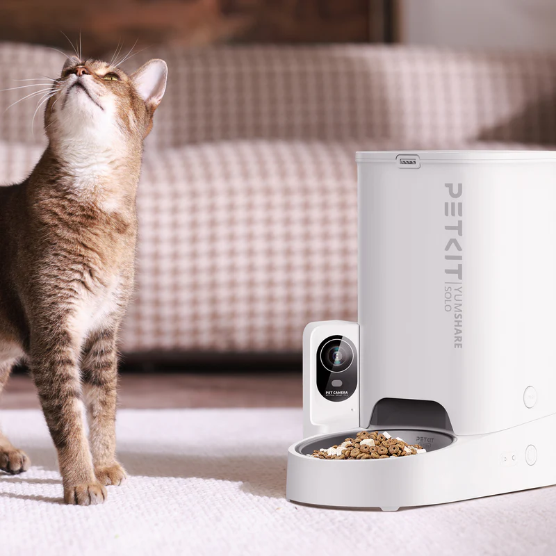 Dozator automat mancare animale de companie cu camera PETKIT YUMSHARE SOLO Smart Feeder with Camera