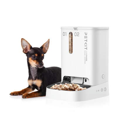 Dozator automat mancare animale de companie cu camera PETKIT YUMSHARE Dual Hopper Smart Feeder with Camera