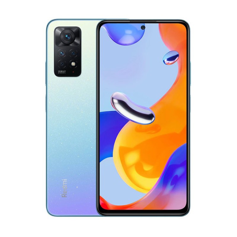 Telefon mobil Redmi Note 11 Pro, 4G, 8GB RAM, 128GB ROM, Star Blue, Dual Sim, Camera Quad 108 MP, procesor Mediatek Helio G96