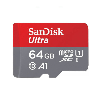 Card de memorie SanDisk Ultra microSDHC 64GB, cu Adaptor,  Class 10, 120MB/s, A1, UHS-I