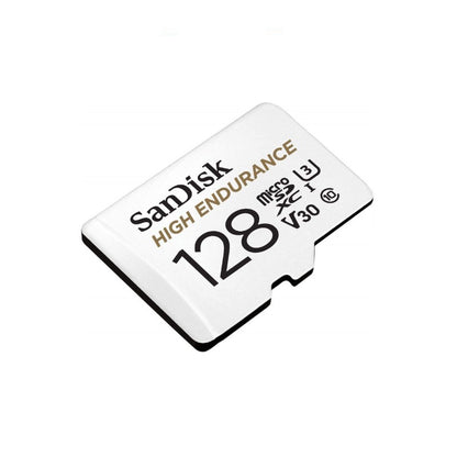 Card de memorie SanDisk 128GB High Endurance Video cu Adaptor, microSDXC, Class 10, V30, UHS-I U3