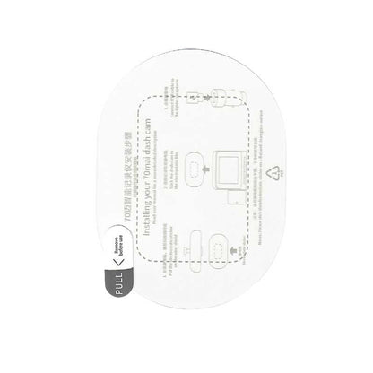 Kit folie adeziva 70mai A3 - 70mai Dash Cam Pro Plus+ (Suport din plastic+Folie termorezistenta+Autocolante electrostatice)