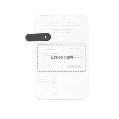 Kit folie adeziva 70mai A4 pentru 70mai Dash Cam 4K A800S (Suport plastic+Folie termorezistenta+Autocolante electrostatice)