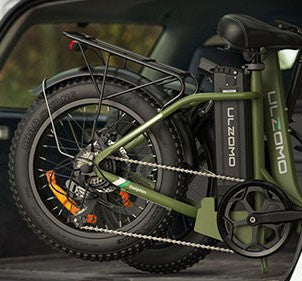 Bicicleta electrica pliabila Ulzomo Dolphin 20 E-bike, 250W, 36V 13Ah, autonomie 89km, viteza maxima 25km/h, Black, 20''