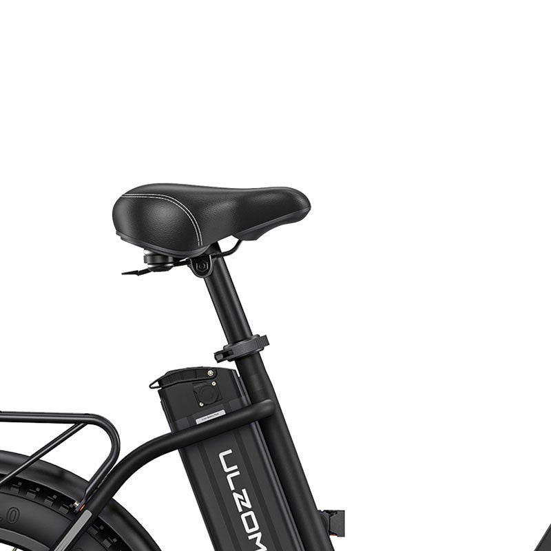 Bicicleta electrica pliabila Ulzomo Dolphin 20 E-bike, 250W, 36V 13Ah, autonomie 89km, viteza maxima 25km/h, Black, 20''