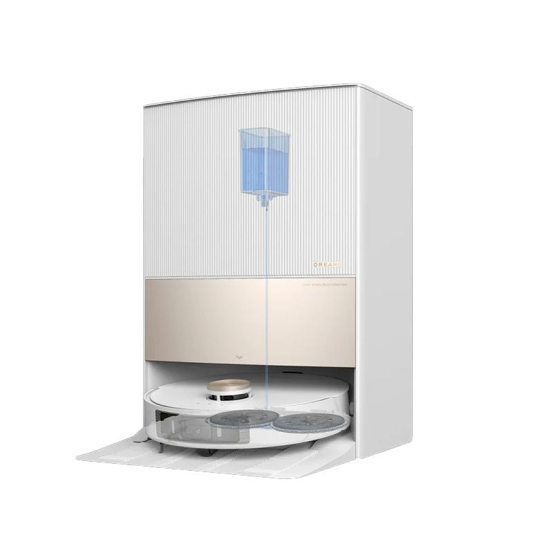Resigilat - Aspirator robot cu mop Dreame L20 Ultra, Wifi, 7000Pa, 6400mAh,  Autonomie 260 min, Statie Colectare Inteligenta, White