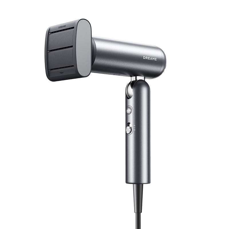 Uscator de par compact Dreame Pocket Hair Dryer, 1600W, 110.000 RPM, 70m/s, 5 moduri de temperatura, 300g, ionizare, Gray