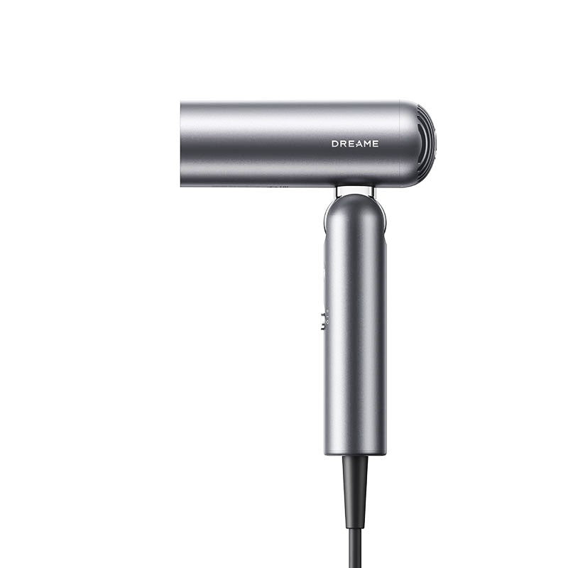 Uscator de par compact Dreame Pocket Hair Dryer, 1600W, 110.000 RPM, 70m/s, 5 moduri de temperatura, 300g, ionizare, Gray