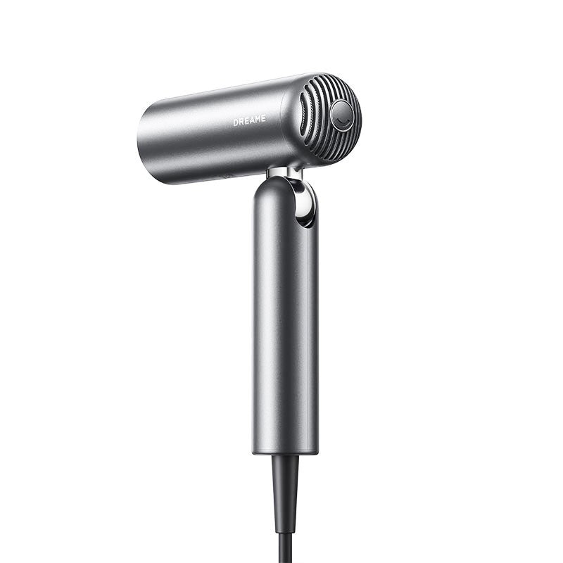 Uscator de par compact Dreame Pocket Hair Dryer, 1600W, 110.000 RPM, 70m/s, 5 moduri de temperatura, 300g, ionizare, Gray