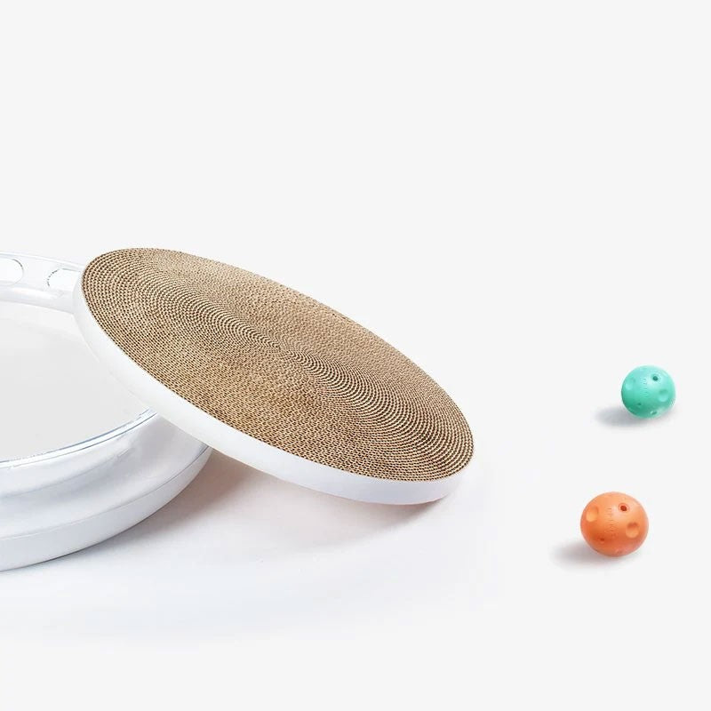 Suport pentru zgariat si joaca, cu iarba pisicii Petkit Cat Scratcher 4 in 1