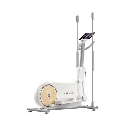 Bicicleta magnetica eliptica YESOUL Elliptical Machine EF25EV, White