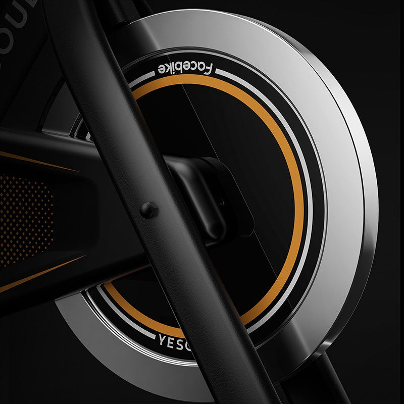 Bicicleta fitness Yesoul Spinning Bike A1, Suport pentru display, Rezistenta mecanica, Black