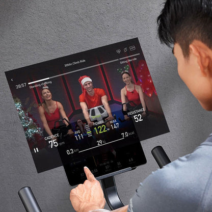 Bicicleta fitness YESOUL Spinning Bike C1A, Black, Suport pentru display, Rezistenta magnetica