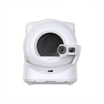 Litiera smart cu autocuratare PetKit Purobot Ultra Self-Cleaning with AI-Powered Camera pentru pisici, Recunoastere faciala, 10L