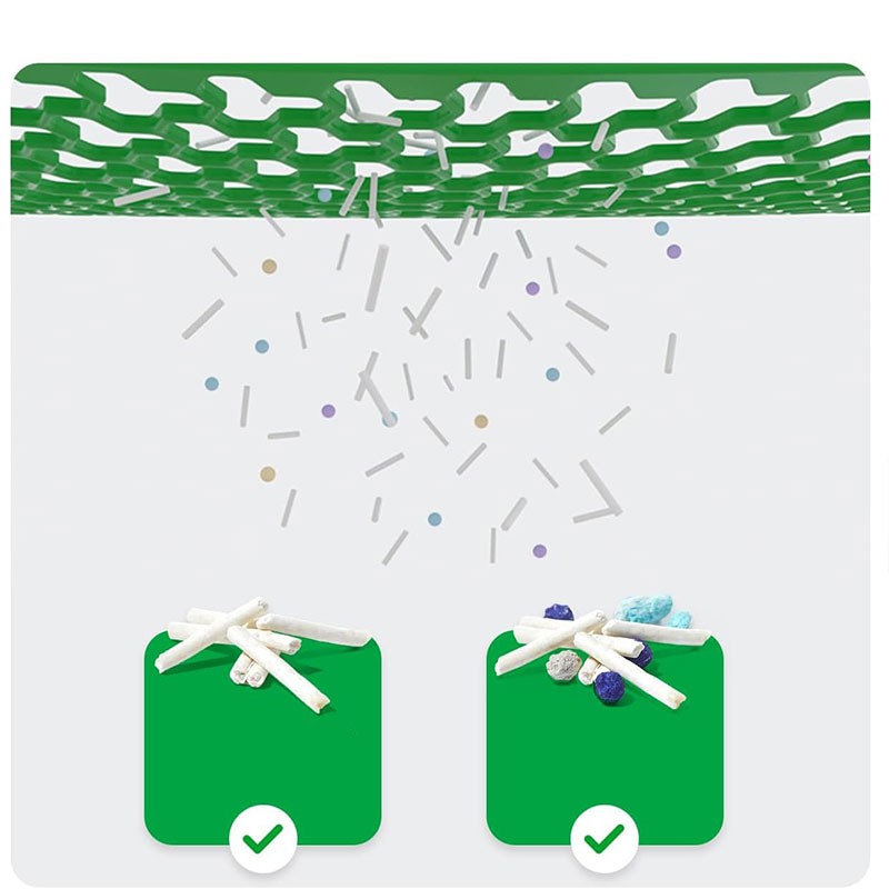 Set accesorii PETKIT Magnetic Cat Litter Remover pentru indepartarea nisipului tofu pentru pisici, verde