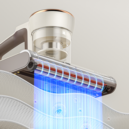 Aspirator antiacarieni Jimmy WB63 Anti-Mite UV Vacuum, putere 600W, Light Beige