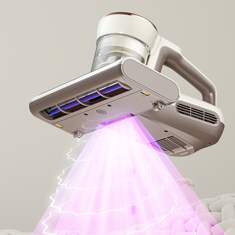 Aspirator antiacarieni Jimmy WB63 Anti-Mite UV Vacuum, putere 600W, Light Beige