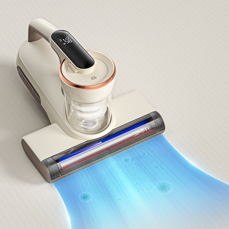 Aspirator antiacarieni Jimmy WB63 Anti-Mite UV Vacuum, putere 600W, Light Beige