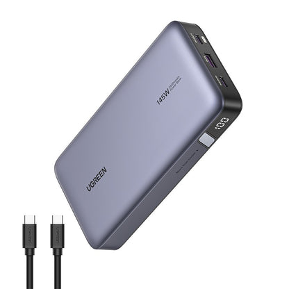 Baterie externa UGREEN Power Bank PB205, 25000mAh, incarcare bidirectionala rapida 145W Fast Charging