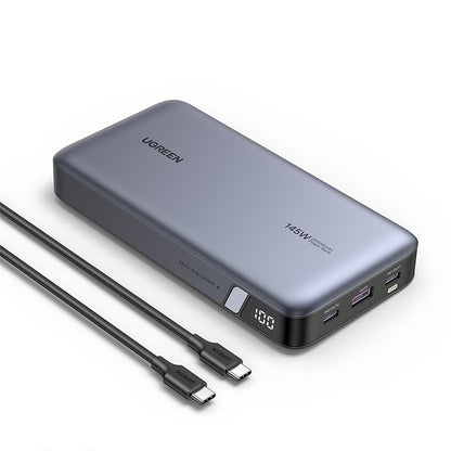 Baterie externa UGREEN Power Bank PB205, 25000mAh, incarcare bidirectionala rapida 145W Fast Charging