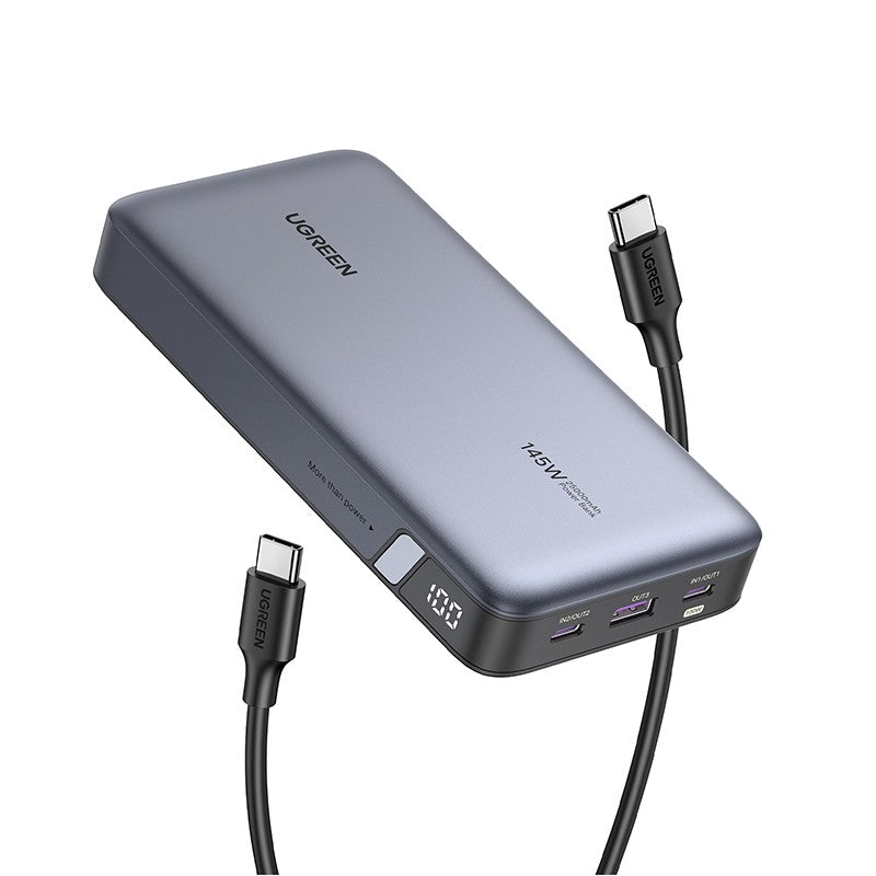 Baterie externa UGREEN Power Bank PB205, 25000mAh, incarcare bidirectionala rapida 145W Fast Charging