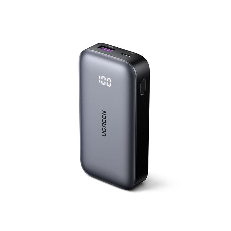 Baterie externa UGREEN Power Bank PB502, 10000mAh, incarcare bidirectionala rapida, 30W, Fast Charging Negru