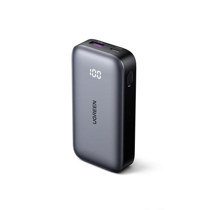 Baterie externa UGREEN Power Bank PB502, 10000mAh, incarcare bidirectionala rapida, 30W, Fast Charging Negru