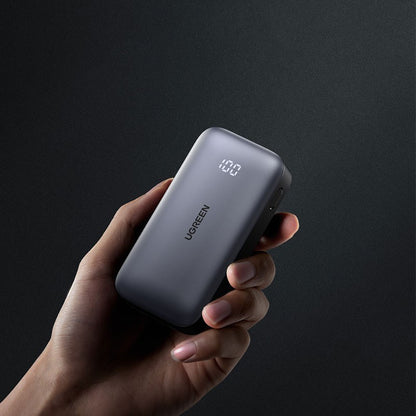 Baterie externa UGREEN Power Bank PB502, 10000mAh, incarcare bidirectionala rapida, 30W, Fast Charging Negru