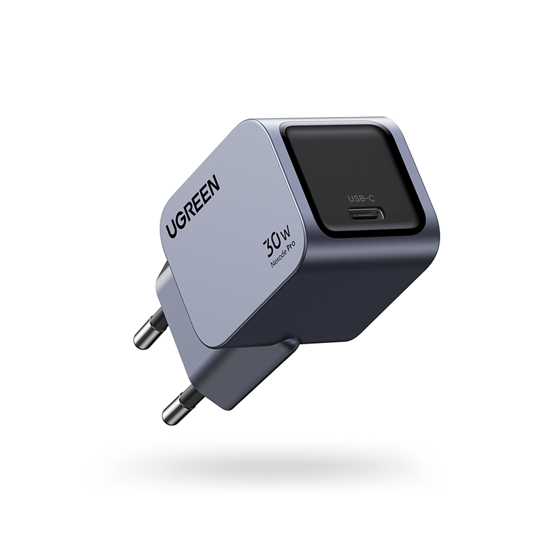 Incarcator rapid retea UGREEN Nexode Pro 30W USB-C GaN Fast Charger EU, 1 x USB-C, Gri