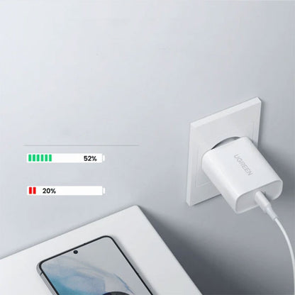Incarcator rapid retea UGREEN Nexode 30W USB-C PD GaN Fast Charger, USB-C, Alb