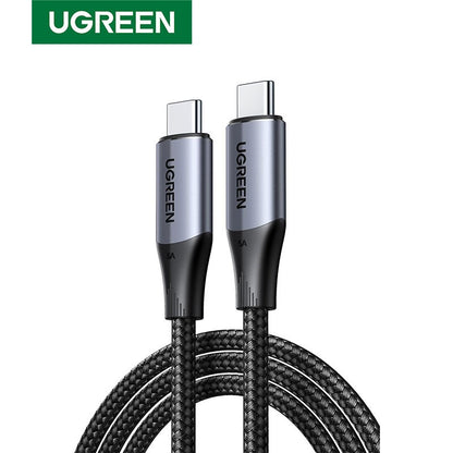 Cablu de incarcare si date UGREEN USB 3.2 Gen 2, UBS-C la USB-C, 1 m, Negru