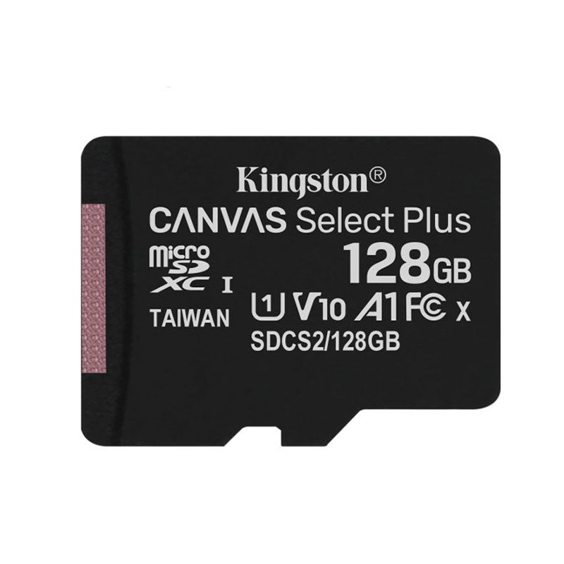 Card memorie KINGSTON 128GB Canvas Select Plus cu adaptorSD, MicroSDTM HC UHS-I, Clasa 10, V10, UHS-I U1, performanta Android A1