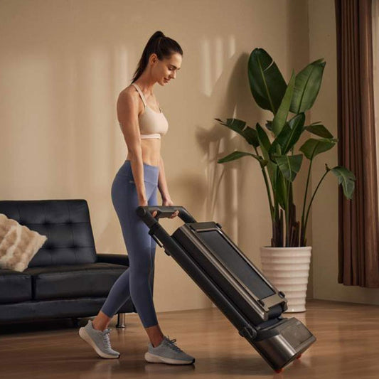 Banda de alergare pliabila Kingsmith WalkingPad R3 Hybrid Treadmill, Silver Gray, viteza maxima 12km/h