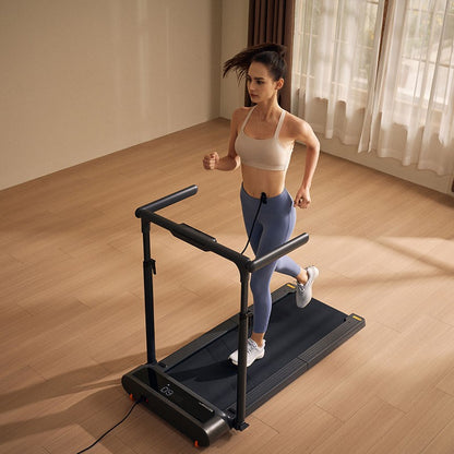 Banda de alergare pliabila Kingsmith WalkingPad R3 Hybrid+ Treadmill, Silver Gray, viteza maxima 12km/h