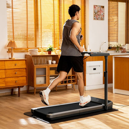 Banda de alergare pliabila KINGSMITH WalkingPad Z3 Hybrid+ Treadmill, Gray viteza maxima 10 km/h