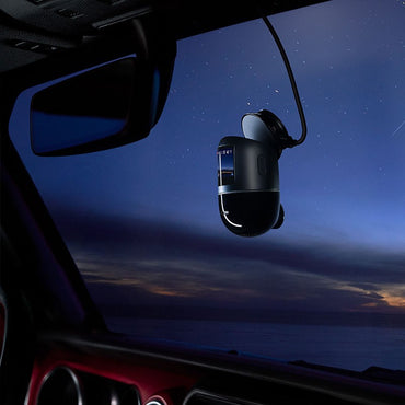 Camera auto 70mai Omni X800 Dash Cam, 4K la 360⁰, detectie AI miscare, GPS&ADAS, control vocal + Card SD 70mai 128GB