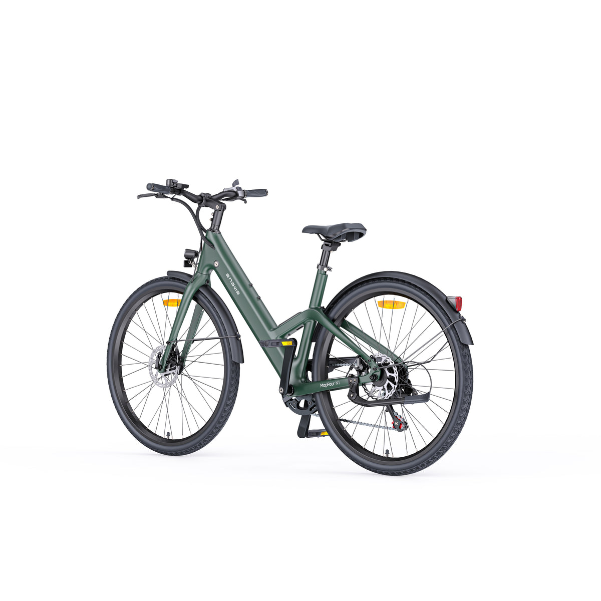 Bicicleta electrica ENGWE E-bike MAPFOUR N1 AIR ST, 250W, 36V 10Ah, autonomie 100km, viteza maxima 25km/h, Ink Green