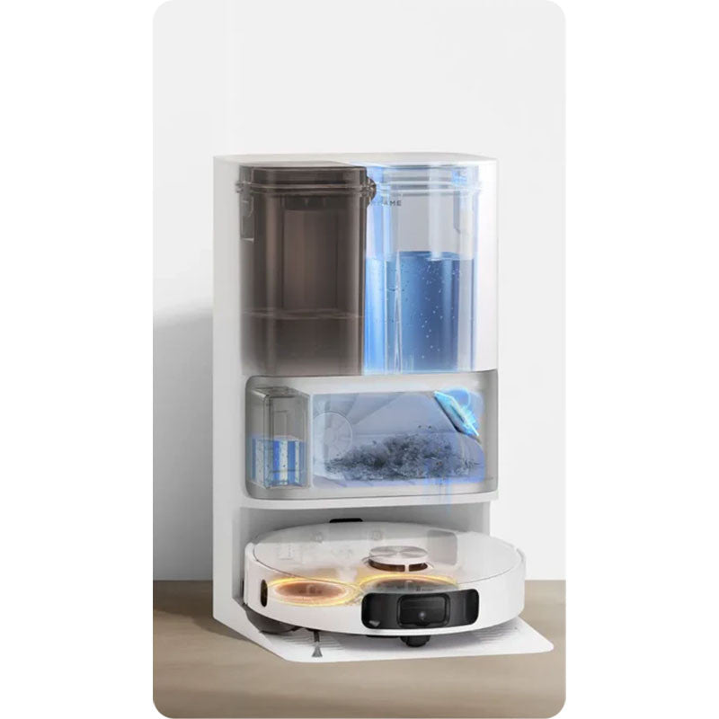 Aspirator robot cu mop Dreame L10s Ultra Gen 2 Robot Vacuum, 10000Pa, 5200mAh, 240min, Teh Pathfinder, statie colectare automata