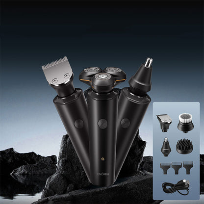 Aparat de ras electric ENCHEN Electric Shaver X8S-C, Uscat si umed, 5 capete independente, motor 5W, 600mAh