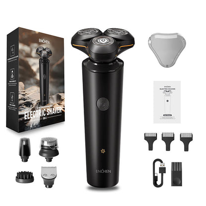 Aparat de ras electric ENCHEN Electric Shaver X8S-C, Uscat si umed, 5 capete independente, motor 5W, 600mAh